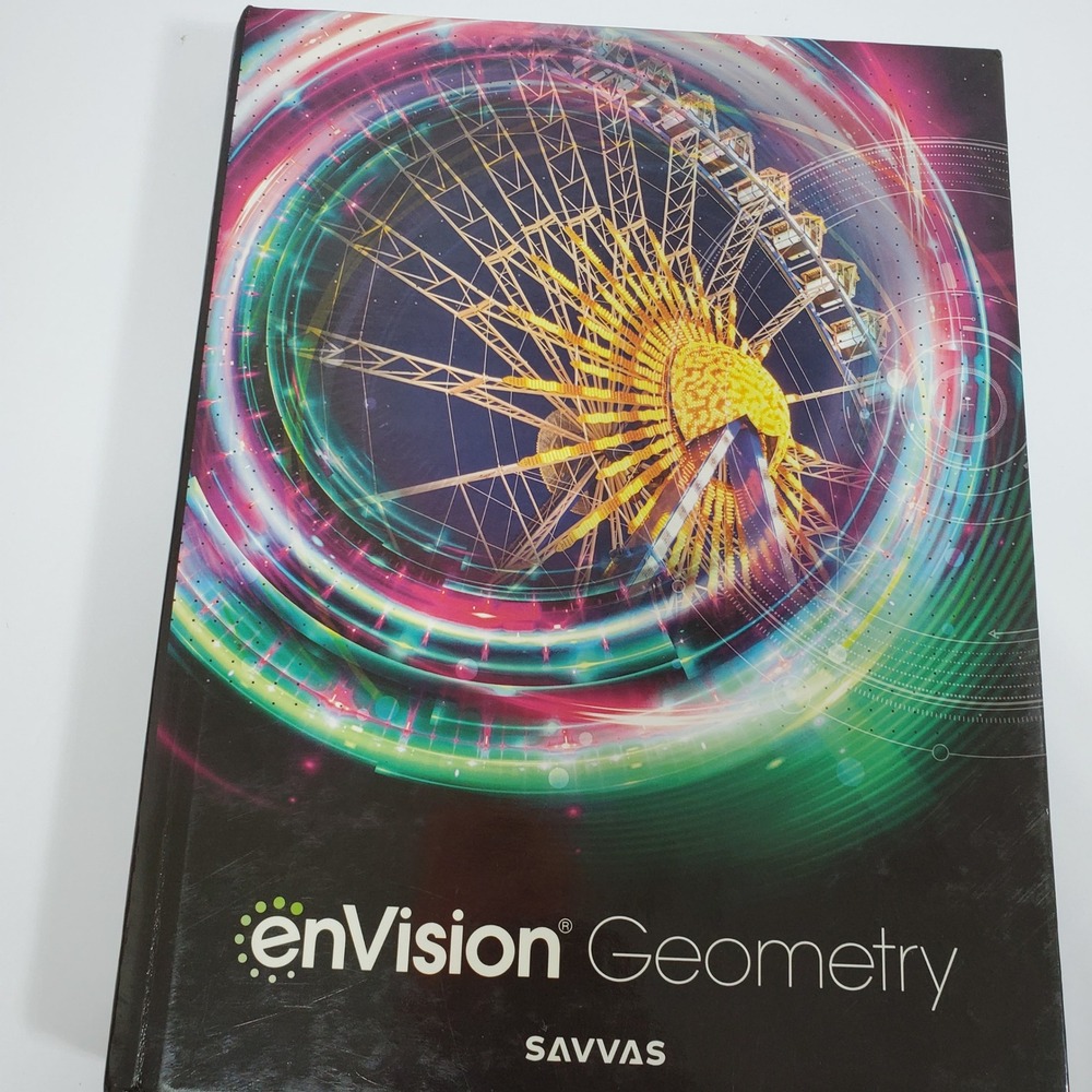 Savvas Envision Geometry Common Core Student Edition Algebra Hardcover Textbook